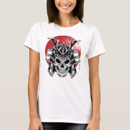 Máscara Samurai Oni / Samurai Oni Mask Women Tシャツ