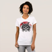 Máscara Samurai Oni / Samurai Oni Mask Women Tシャツ (正面フル)