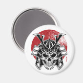 Máscara Samurai / Samurai Mask Magnet マグネット (正面/裏面)