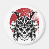 Máscara Samurai / Samurai Mask Magnet マグネット (正面)