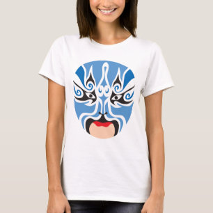 Mascarata™のコレクションからの中国のなオペラマスク Tシャツ