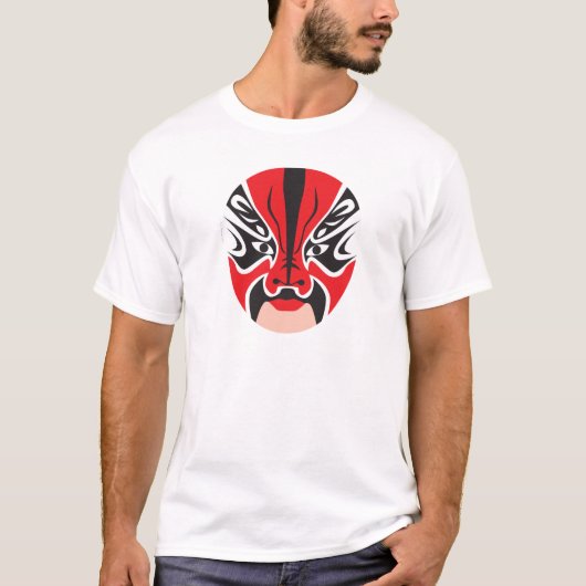 Mascarata™のコレクションからの中国のなオペラマスク Tシャツ (正面)
