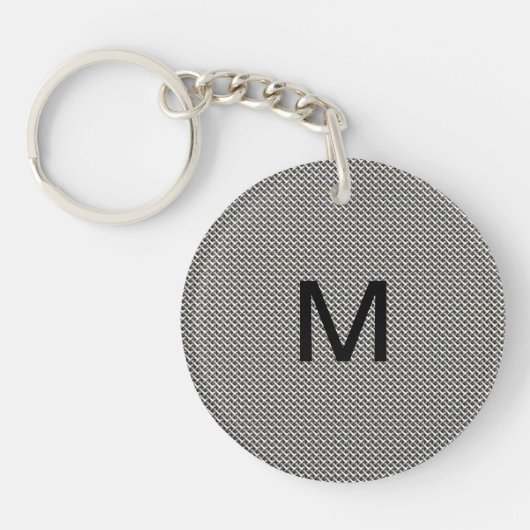 Masculinの男性モノグラムKeychain キーホルダー (正面)