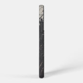 Masculine and Modern Black and Beige Paint Strokes Samsung Galaxyケース (右側面)