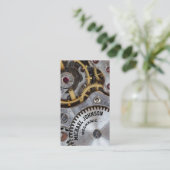 Masculine Metal Auto Repair Mechanic Automotive 名刺 (スタンド正面)