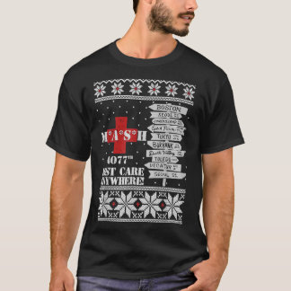 MASH 4077 おもしろい醜い Tシャツ