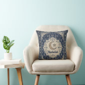 Mashallah blue printed Cushion Ramadan decor クッション (椅子)