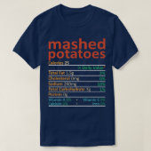 Mashed Potato Nutrition FactsRetro Vintage  Tシャツ (デザイン正面)
