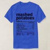 Mashed Potatoes Nutrition Facts Thanksgiving Costu Tシャツ (デザイン正面)