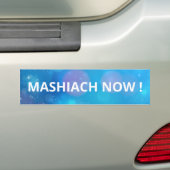 Mashiach Nowブルーコズミックスターライツメシアニック バンパーステッカー (車上)