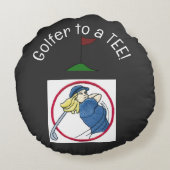 "Mashie niblick" ラウンドクッション (裏面)