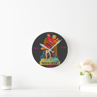 "Mashie niblick" Wall Clock ラウンド壁時計