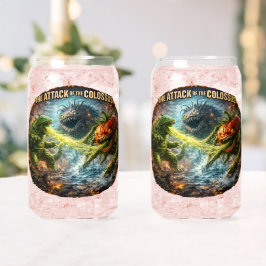 Mashup attack of the Colossus frosted canned glass ガラス缶