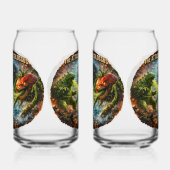 Mashup attack of the Colossus frosted canned glass ガラス缶 (左)