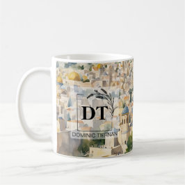 Masjid Al Aqsa Water Color Mug – 美しいメモリ コーヒーマグカップ