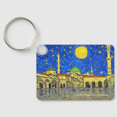 Masjid al-Nabawi、メディナのキーリング キーホルダー (裏面)