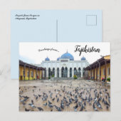 Masjidi Jami Mosque in Khujand Tajikistan ポストカード (正面/裏面)