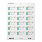 Masjon Jar Thank You Labels ラベル (フルシート)