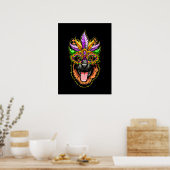 Mask German Shepherd ポスター (キッチン)