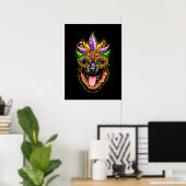 Mask German Shepherd ポスター (ホームオフィス)