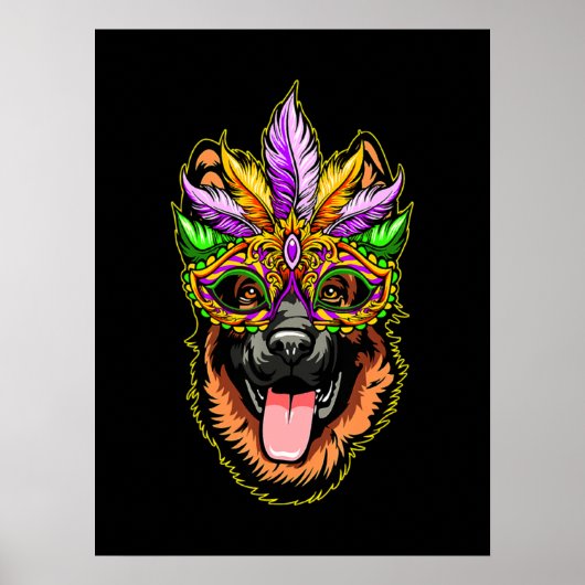 Mask German Shepherd ポスター (正面)