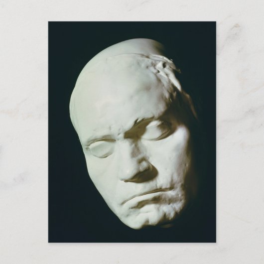 Mask of Beethoven,taken from life at the age of ポストカード (正面)