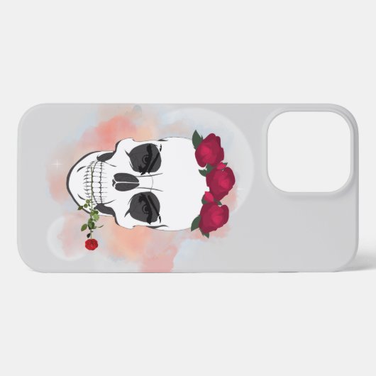 Mask phone case iPhoneケース (裏面横)