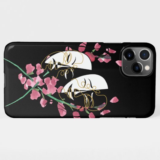 Mask phone case  iPhoneケース (裏面横)