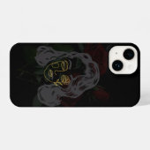 Mask phone case iPhoneケース (裏面横)