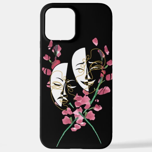 Mask phone case iPhoneケース (裏面)