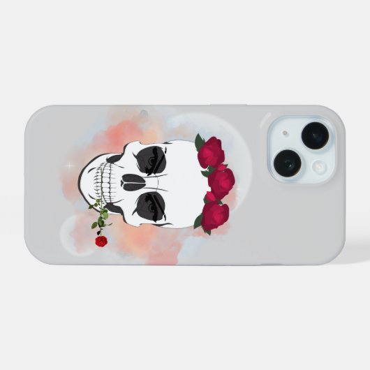 Mask phone case iPhone 15ケース (裏面横)