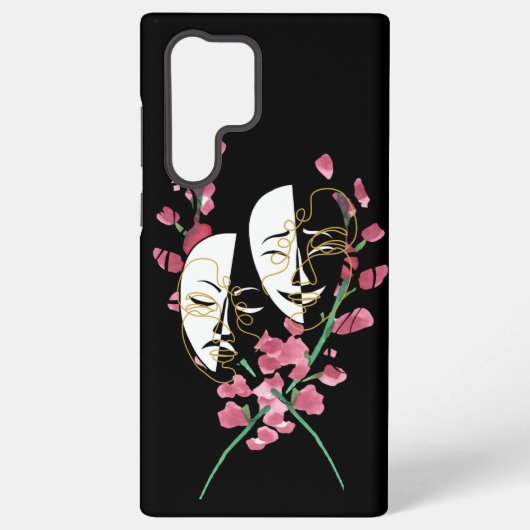 Mask phone case samsung galaxyケース (裏面)