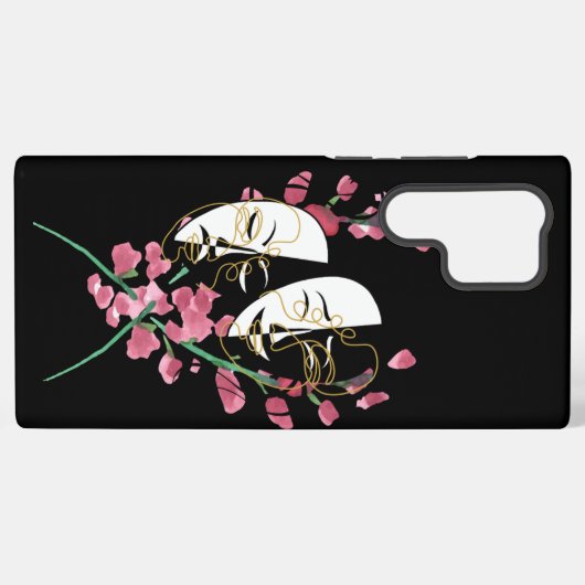 Mask phone case samsung galaxyケース (裏面横)