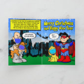 Masked Avenger Christmas Card カード (内部)