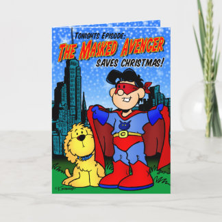 Masked Avenger Christmas Card カード