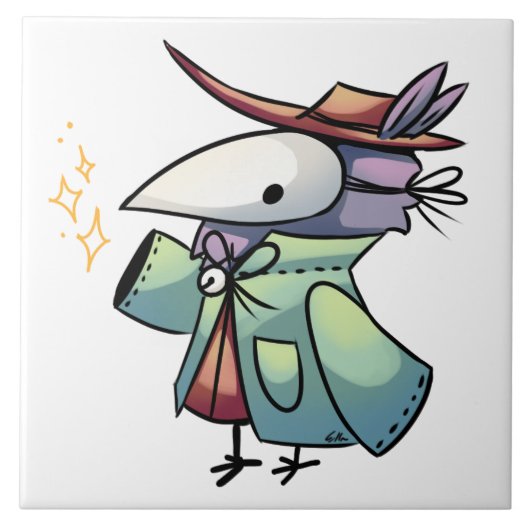 Masked Bird タイル (正面)