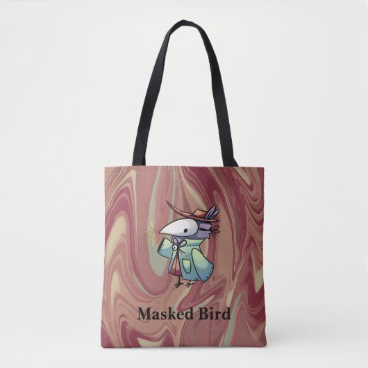 Masked Bird トートバッグ (正面)
