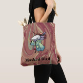 Masked Bird トートバッグ (クローズアップ)