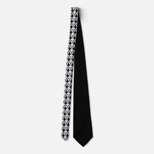 Masked Mexican Wrestler Patterned tie ネクタイ (裏面)
