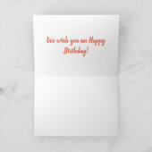 Masked Rat - Ratty Birthday カード (内部)