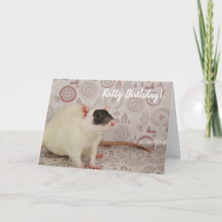 Masked Rat - Ratty Birthday カード
