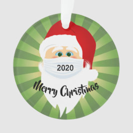 Masked Santa 2020グリーンスターバストアクリルオーナメント オーナメント