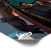 Masked Steampunk Gentleman – Charisma and Shadows  ポスター (角)