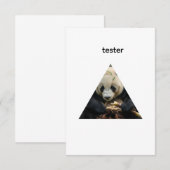 masked test 招待状 (正面/裏面)