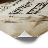 Maskenspiel & Melodie – Barocke Eleganz in Blau un ポスター (コーナー)