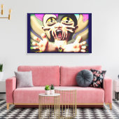 Masking a Metamorphic Meltdown キャンバスプリント (インサイチュ (リビング))