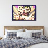 Masking a Metamorphic Meltdown キャンバスプリント (インサイチュ (寝室))