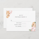 Mason エレガント Jar RSVPカード (正面/裏面)