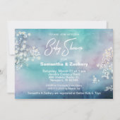 *~* Mason 素朴 Jar Baby's Breath Baby Shower 招待状 (裏面)