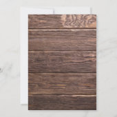 Mason 素朴 String Lights Jar日付カードを保存 セーブザデート (裏面)